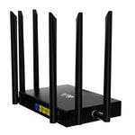 ED128 6 Antennas SIM Card Eurasia Version 4G LTE 300Mbps Wireless WiFi Home Office Router, US Plug, EU Plug