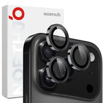 ฟิล์มกระจกนิรภัยแหวนโลหะป้องกันเลนส์กล้อง NORTHJO สำหรับ iPhone 17 Pro / 17 Pro Max