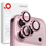 ฟิล์มกระจกนิรภัยแหวนโลหะป้องกันเลนส์กล้อง NORTHJO สำหรับ iPhone 17 Pro / 17 Pro Max