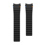 Wavy Grain Stitched Magnetic Silicone Watch Band, For Samsung Galaxy Watch 7 / 6 / 5 / 4