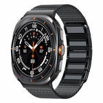 สายรัดนาฬิกาเหล็กกล้าไร้สนิมทอรูปตัว I แบบแม่เหล็ก สำหรับ Samsung Galaxy Watch Ultra 47mm / Ultra 2025