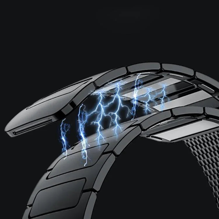 สายรัดนาฬิกาเหล็กกล้าไร้สนิมทอรูปตัว I แบบแม่เหล็ก สำหรับ Samsung Galaxy Watch Ultra 47mm / Ultra 2025