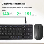 B089 Foldable Wireless Keyboard Mouse Set, B089