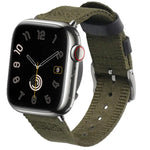 สายรัดนาฬิกาไนลอนทอผ้าแคนวาสหัวเข็มขัดปลดเร็ว สำหรับ Apple Watch ขนาด 46 มม. / 49 มม. / 45 มม. / 44 มม., สำหรับ Apple Watch ขนาด 42 มม. / 41 มม. / 40 มม. / 38 มม.