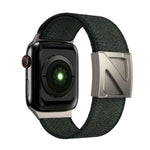 สายรัดนาฬิกาไนลอนสองสีหัวเข็มขัดแม่เหล็กรูปตัว Z สำหรับ Apple Watch ขนาด 46 มม. / 49 มม. / 45 มม. / 44 มม., สำหรับ Apple Watch ขนาด 42 มม. / 41 มม. / 40 มม. / 38 มม.