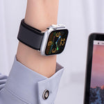 สายรัดนาฬิกาไนลอนสองสีหัวเข็มขัดแม่เหล็กรูปตัว Z สำหรับ Apple Watch ขนาด 46 มม. / 49 มม. / 45 มม. / 44 มม., สำหรับ Apple Watch ขนาด 42 มม. / 41 มม. / 40 มม. / 38 มม.