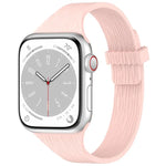 สายรัดนาฬิกาซิลิโคนแม่เหล็กลายไม้ลายเส้นน้ำขนาดเล็ก สำหรับ Apple Watch 46mm / 49mm / 45mm / 44mm, สำหรับ Apple Watch 42mm / 41mm / 40mm / 38mm