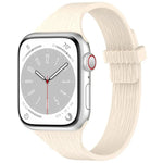 สายรัดนาฬิกาซิลิโคนแม่เหล็กลายไม้ลายเส้นน้ำขนาดเล็ก สำหรับ Apple Watch 46mm / 49mm / 45mm / 44mm, สำหรับ Apple Watch 42mm / 41mm / 40mm / 38mm