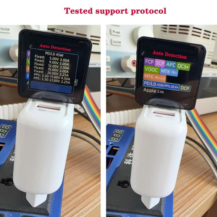 ที่ชาร์จ GaN 45W PD3.0 + QC3.0 รองรับโปรโตคอลเต็มรูปแบบสำหรับแล็ปท็อป / แท็บเล็ต, ปลั๊ก US, ปลั๊ก US