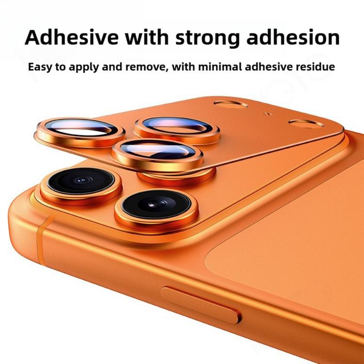 ฟิล์มป้องกันแหวนเลนส์โลหะ Kalebol Armor ครอบคลุมเต็มจอ สำหรับ iPhone 17 Pro Max, สำหรับ iPhone 17 Pro