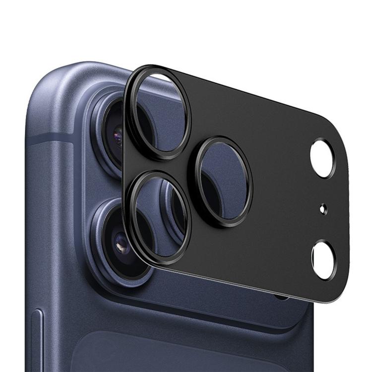 แหวนป้องกันเลนส์กล้องโลหะนูนกลวง Kalebol สำหรับ iPhone 17 Pro Max, สำหรับ iPhone 17 Pro