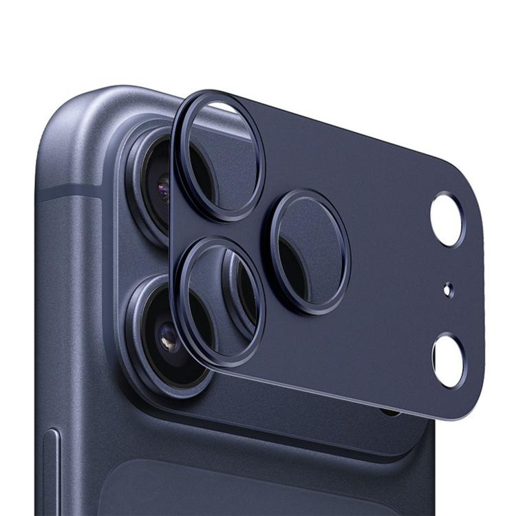แหวนป้องกันเลนส์กล้องโลหะนูนกลวง Kalebol สำหรับ iPhone 17 Pro Max, สำหรับ iPhone 17 Pro