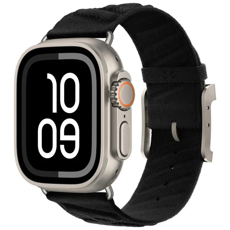 สายรัดนาฬิกาไนลอนทวิลสไตล์ H สำหรับ Apple Watch 46mm / 49mm / 45mm / 44mm, สำหรับ Apple Watch 42mm / 41mm / 40mm / 38mm