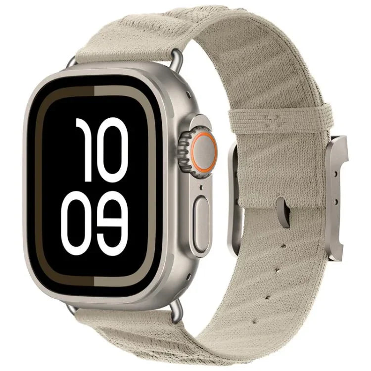 สายรัดนาฬิกาไนลอนทวิลสไตล์ H สำหรับ Apple Watch 46mm / 49mm / 45mm / 44mm, สำหรับ Apple Watch 42mm / 41mm / 40mm / 38mm