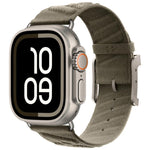 สายรัดนาฬิกาไนลอนทวิลสไตล์ H สำหรับ Apple Watch 46mm / 49mm / 45mm / 44mm, สำหรับ Apple Watch 42mm / 41mm / 40mm / 38mm