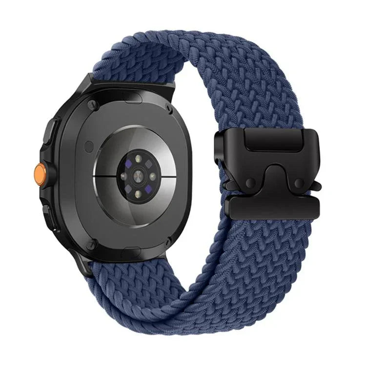 สายรัดนาฬิกาถักไนลอนยืดหยุ่นหัวเข็มขัด Parachute สำหรับ Samsung Galaxy Watch8 / Watch8 Classic