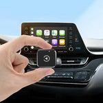 กล่อง M4 2-in-1 Android Auto CarPlay อะแดปเตอร์รถไร้สาย เครื่องเชื่อมต่ออัจฉริยะสำหรับรถยนต์ M4