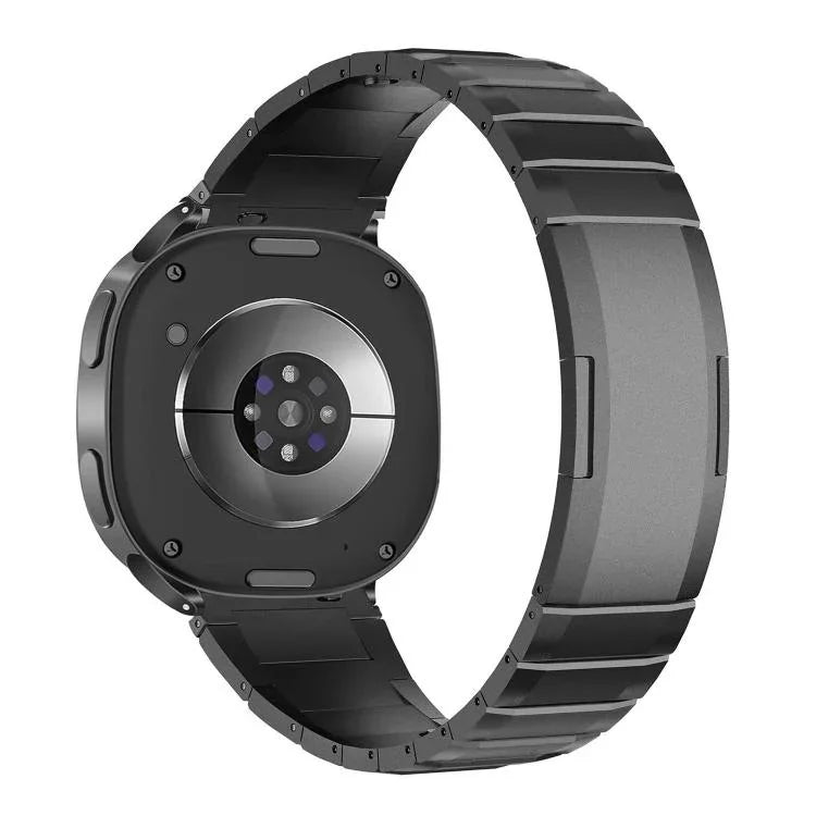 สายรัดนาฬิกาเหล็กกล้าไร้สนิมหัวเข็มขัดผีเสื้อแบบปลดเร็วโค้ง สำหรับ Samsung Galaxy Watch Ultra 47mm / Ultra 2025, Samsung Galaxy Watch8 / Watch8 Classic