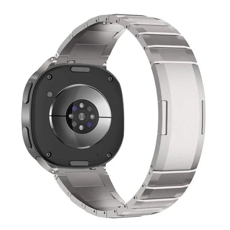 สายรัดนาฬิกาเหล็กกล้าไร้สนิมหัวเข็มขัดผีเสื้อแบบปลดเร็วโค้ง สำหรับ Samsung Galaxy Watch Ultra 47mm / Ultra 2025, Samsung Galaxy Watch8 / Watch8 Classic