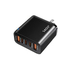 TE-PD43 ที่ชาร์จมัลติพอร์ต Type-C x 3, USB-A x 2 สำหรับมือถือ / แท็บเล็ต, ปลั๊ก US, ปลั๊ก US