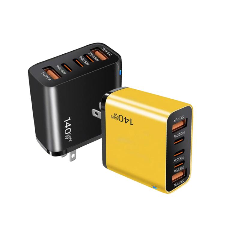 TE-PD43 ที่ชาร์จมัลติพอร์ต Type-C x 3, USB-A x 2 สำหรับมือถือ / แท็บเล็ต, ปลั๊ก US, ปลั๊ก US
