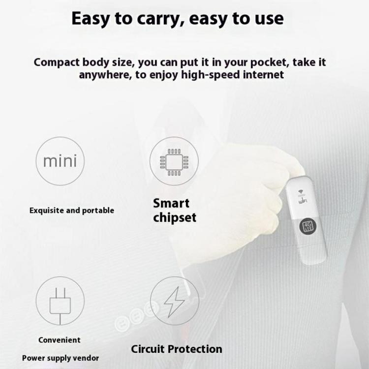 U6-E8 รุ่นยูเรเชีย ซิมการ์ด USB WiFi ดองเกิล พกพาไวไฟฮอตสปอต 4G LTE โมเด็ม UFI