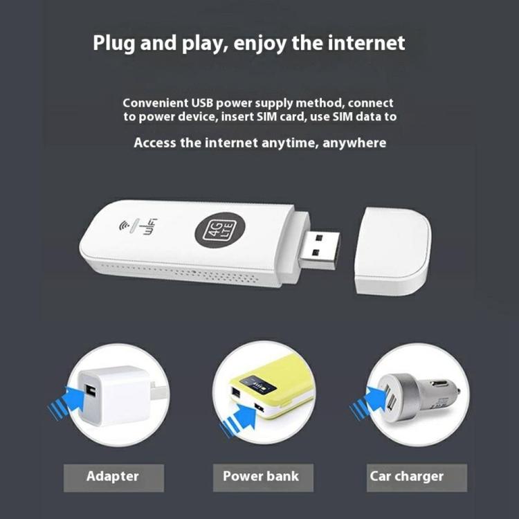 U6-E8 รุ่นยูเรเชีย ซิมการ์ด USB WiFi ดองเกิล พกพาไวไฟฮอตสปอต 4G LTE โมเด็ม UFI