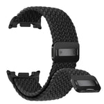สายรัดนาฬิกาถักไนลอนยืดหยุ่นแบบสแนปแม่เหล็ก สำหรับ Samsung Galaxy Watch8 / Watch8 Classic