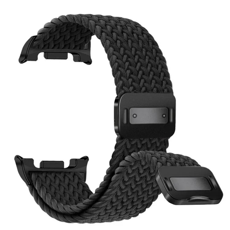 สายรัดนาฬิกาถักไนลอนยืดหยุ่นแบบสแนปแม่เหล็ก สำหรับ Samsung Galaxy Watch8 / Watch8 Classic