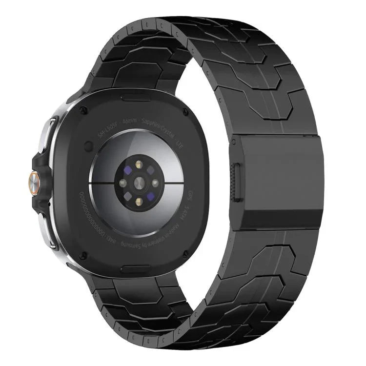 สายรัดนาฬิกาเหล็กกล้าไร้สนิมหัวล็อกแม่เหล็ก สำหรับ Samsung Galaxy Watch8 / Watch8 Classic