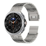 สายรัดนาฬิกาเหล็กกล้าไร้สนิมหัวล็อกแม่เหล็ก สำหรับ Samsung Galaxy Watch8 / Watch8 Classic