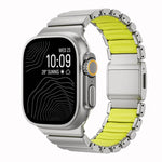 สายรัดนาฬิกาโลหะไทเทเนียมหัวเข็มขัดแม่เหล็ก Norman สำหรับ Apple Watch 46mm / 49mm / 45mm / 44mm