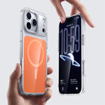 เคสโทรศัพท์ Kalebol แบบโปร่งใส MagSafe แบบแม่เหล็กสัมผัสผิวหนัง สำหรับ iPhone 17 Pro Max, สำหรับ iPhone 17 Pro, สำหรับ iPhone 17, สำหรับ iPhone Air