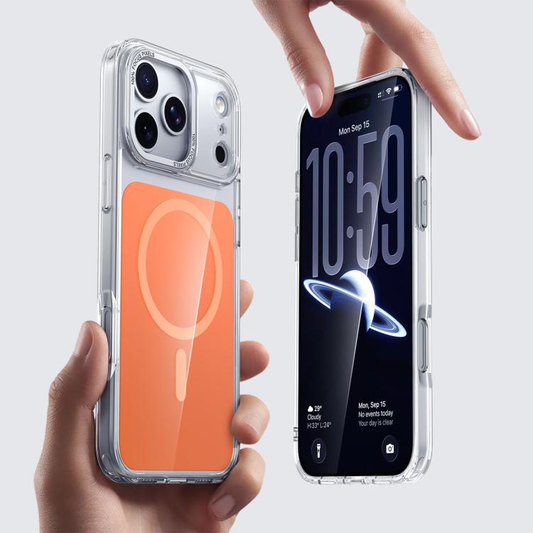 เคสโทรศัพท์ Kalebol แบบโปร่งใส MagSafe แบบแม่เหล็กสัมผัสผิวหนัง สำหรับ iPhone 17 Pro Max, สำหรับ iPhone 17 Pro, สำหรับ iPhone 17, สำหรับ iPhone Air