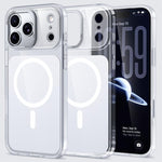 เคสโทรศัพท์ Kalebol แบบโปร่งใส MagSafe แบบแม่เหล็กสัมผัสผิวหนัง สำหรับ iPhone 17 Pro Max, สำหรับ iPhone 17 Pro, สำหรับ iPhone 17, สำหรับ iPhone Air