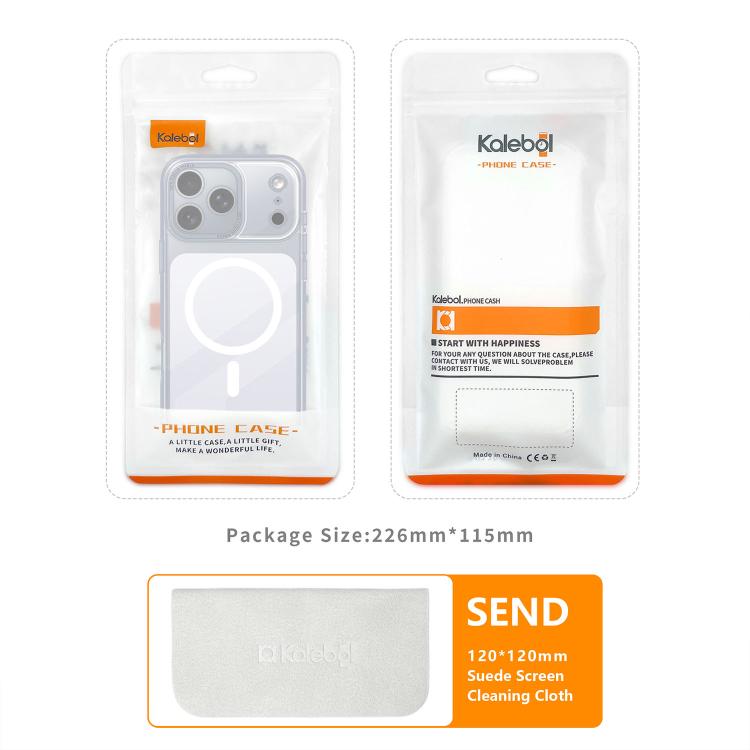 เคสโทรศัพท์ Kalebol แบบโปร่งใส MagSafe แบบแม่เหล็กสัมผัสผิวหนัง สำหรับ iPhone 17 Pro Max, สำหรับ iPhone 17 Pro, สำหรับ iPhone 17, สำหรับ iPhone Air