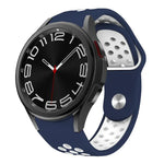 สายซิลิโคนหัวเข็มขัดกลับสองสี สำหรับ Samsung Galaxy Watch FE / 7 / 6 / 5 / 4