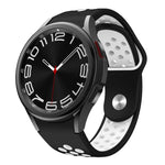 สายซิลิโคนหัวเข็มขัดกลับสองสี สำหรับ Samsung Galaxy Watch FE / 7 / 6 / 5 / 4