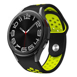 สายซิลิโคนหัวเข็มขัดกลับสองสี สำหรับ Samsung Galaxy Watch FE / 7 / 6 / 5 / 4