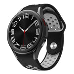 สายซิลิโคนหัวเข็มขัดกลับสองสี สำหรับ Samsung Galaxy Watch FE / 7 / 6 / 5 / 4