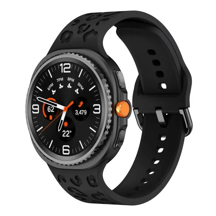 สายซิลิโคนลายเสือดาว สำหรับ Samsung Galaxy Watch8 / Watch8 Classic