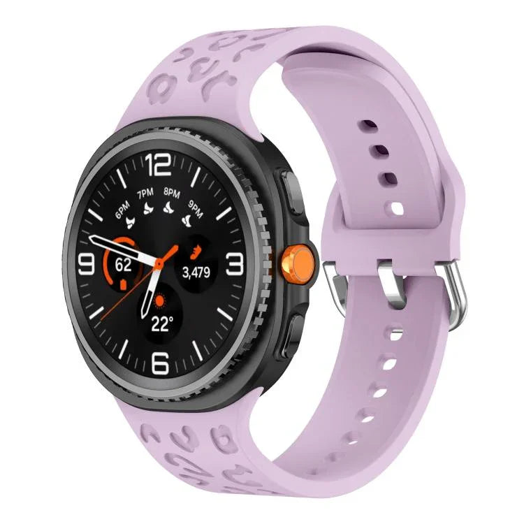 สายซิลิโคนลายเสือดาว สำหรับ Samsung Galaxy Watch8 / Watch8 Classic