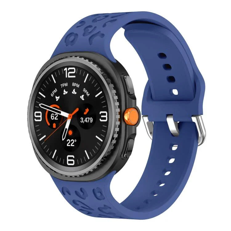 สายซิลิโคนลายเสือดาว สำหรับ Samsung Galaxy Watch8 / Watch8 Classic