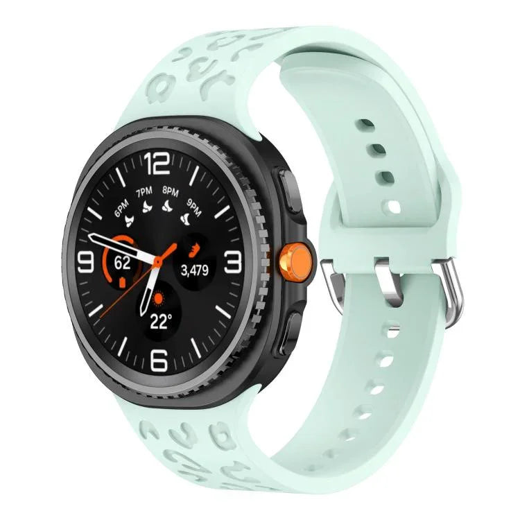 สายซิลิโคนลายเสือดาว สำหรับ Samsung Galaxy Watch8 / Watch8 Classic