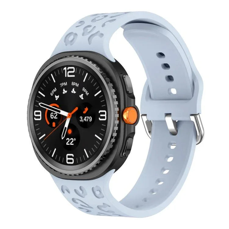 สายซิลิโคนลายเสือดาว สำหรับ Samsung Galaxy Watch8 / Watch8 Classic