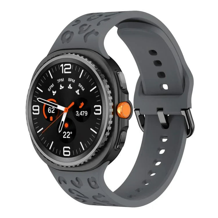 สายซิลิโคนลายเสือดาว สำหรับ Samsung Galaxy Watch8 / Watch8 Classic