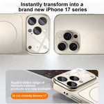 เปลี่ยนเป็นเคสโทรศัพท์ MagSafe แบบหน้าต่างเลนส์ใหญ่ 17 Frosted สำหรับ iPhone 13 Pro Max, สำหรับ iPhone 13 Pro, สำหรับ iPhone 13, สำหรับ iPhone 12, สำหรับ iPhone 12 Pro Max, สำหรับ iPhone 12 Pro, สำหรับ iPhone 11 Pro Max, สำหรับ iPhone 11