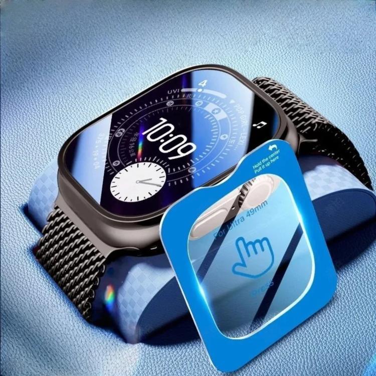 ฟิล์มกระจกนิรภัยเต็มจอ ป้องกันลายนิ้วมือ ความคมชัดสูง ติดตั้งง่าย สำหรับ Apple Watch Ultra 3 / 2 / 1 49 มม.
