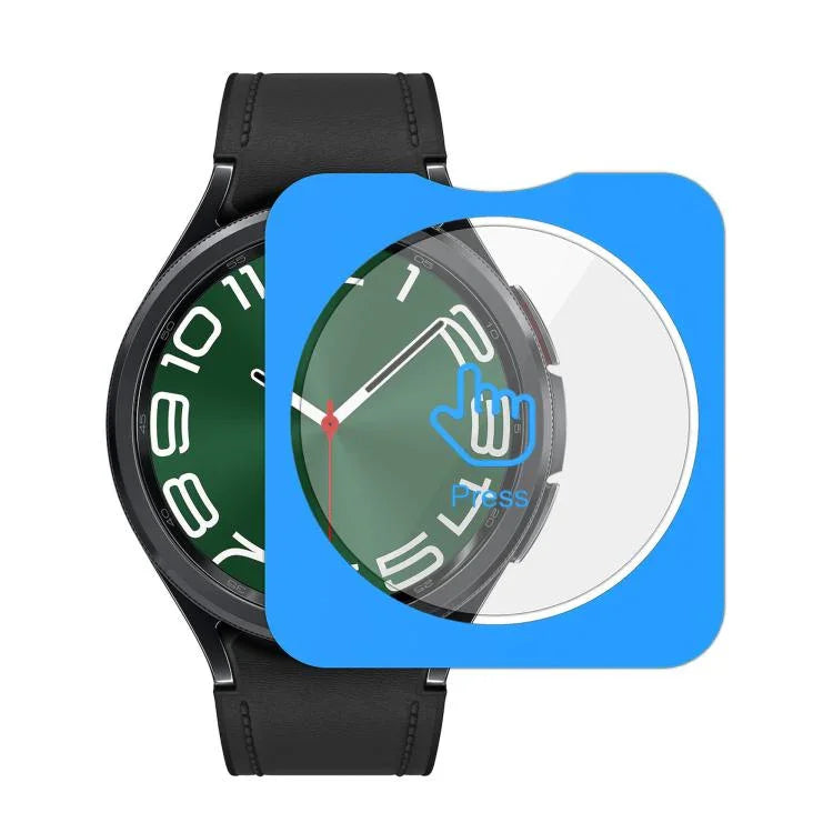 ฟิล์มกระจกนิรภัย HD ป้องกันลายนิ้วมือเต็มจอ ติดตั้งง่าย สำหรับ Samsung Galaxy Watch Ultra 2025, สำหรับ Samsung Galaxy Watch8 44mm, สำหรับ Samsung Galaxy Watch8 40mm, สำหรับ Samsung Galaxy Watch Ultra 47mm