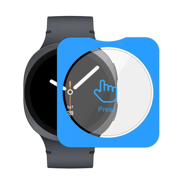 ฟิล์มกระจกนิรภัย HD ป้องกันลายนิ้วมือเต็มจอ ติดตั้งง่าย สำหรับ Samsung Galaxy Watch Ultra 2025, สำหรับ Samsung Galaxy Watch8 44mm, สำหรับ Samsung Galaxy Watch8 40mm, สำหรับ Samsung Galaxy Watch Ultra 47mm